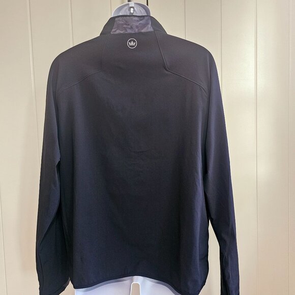 Peter Millar Mens Flex Adapt GOLF WInd Cheater Jacket Black Camo NWT $178 LARGE - Picture 6 of 8